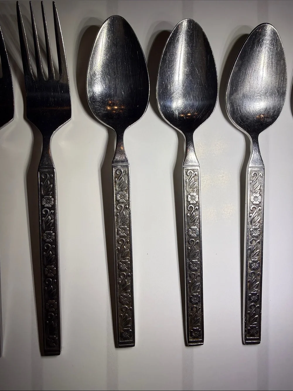 Gold Standard Japan - Night Blossom Stainless Steel Flatware Set - 10 Pc